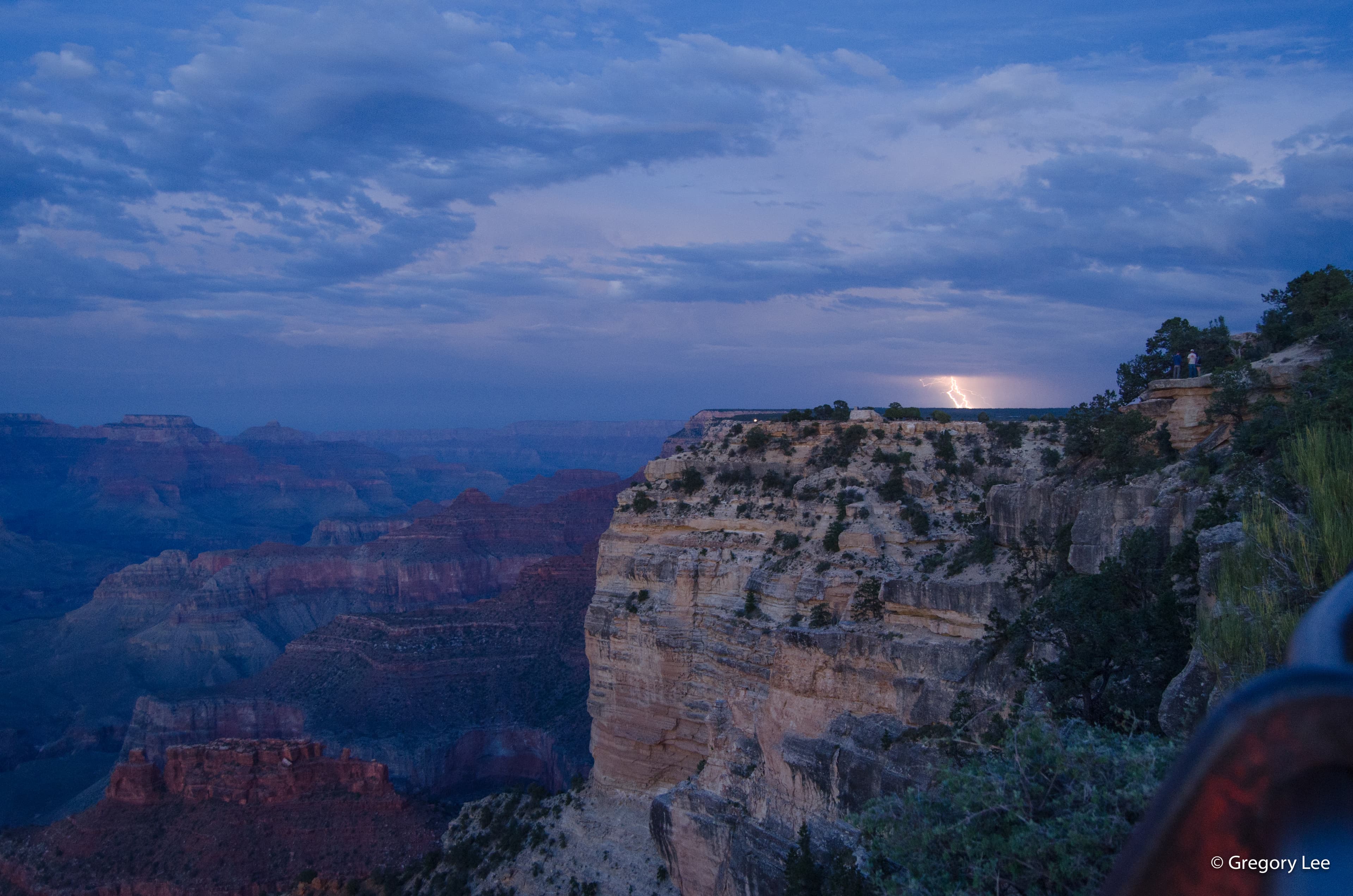 Grand Canyon Lightning